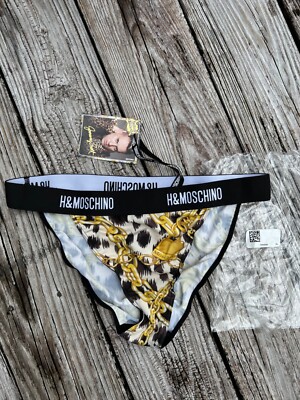 Moschino HM bikini briefs sz 10 US NWT