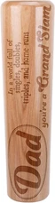 | Baseball Bat Mug, Double Sealed Drinking Cup for Sports Fans, 12 Oz Solid Wood