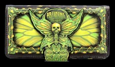 Geldbörse - Absinthe La Fee Verte - Fantasy Geldbeutel Portemonnaie