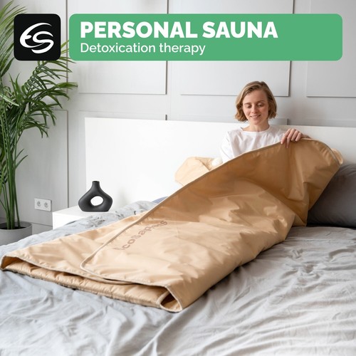 Infrarot Sauna Blanket Heizdecke Heizmatte CE Körper Abnehmen Fitness Saunadecke - Bild 4 von 26