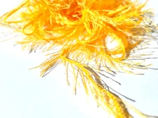 Crystal Ice Hackle - SUNBURST - 5 Yds - Feather Replacement - Fly Tying Material