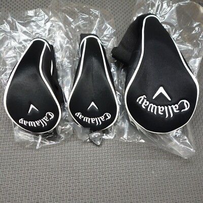 Callaway  Driver &  2 Fairway Wood Head Cover Set Universal Fit BRAND NEW All 3
