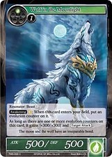 Wolf in the Moonlight [TMS-066] Near Mint Foil - Force of Will single