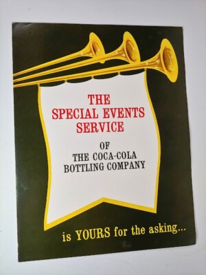 1960s Coca Cola Special Events Advertising Sales Brochure 8 x 10