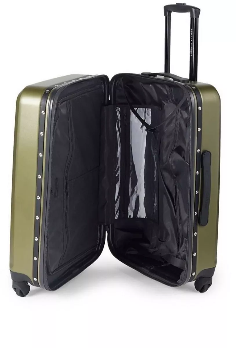 Rebecca Minkoff Luggage Green Hunter 24” Hardside Upright Spinner Carry On  NEW | eBay