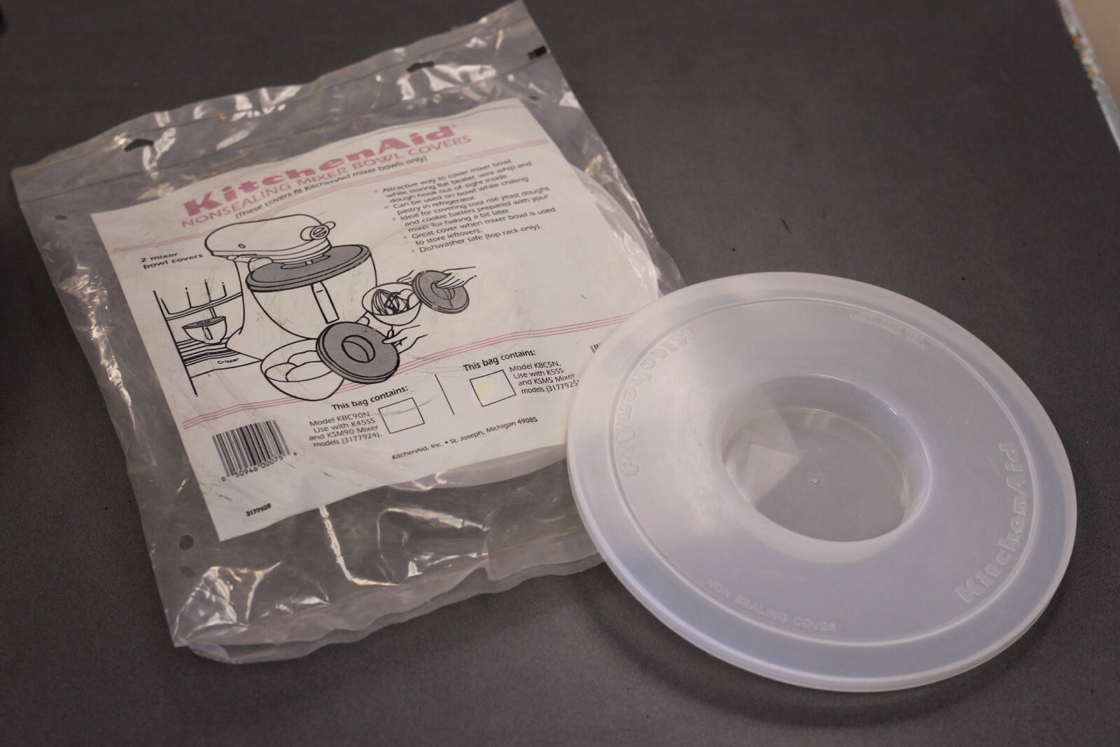 KitchenAid Mixer Bowl Cover Plastic Non-Sealing Accessory for Stand Mixers-image