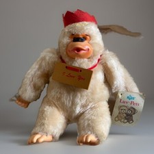 Vintage Gongo Toy Chicaboo Soft Plush Thumb Suck Monkey Gorilla Rare