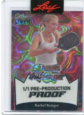 2024 Leaf Metal Pickleball Proof Queens of the Court Lava Rachel Rettger 1/1
