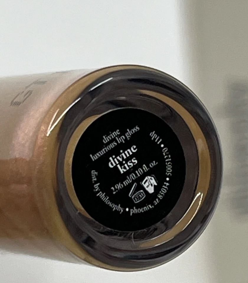 Brillo de labios Philosophy Divine Illumination Divine Kiss 0,10 oz 2,96 g nuevo en caja Foto 2 de 4