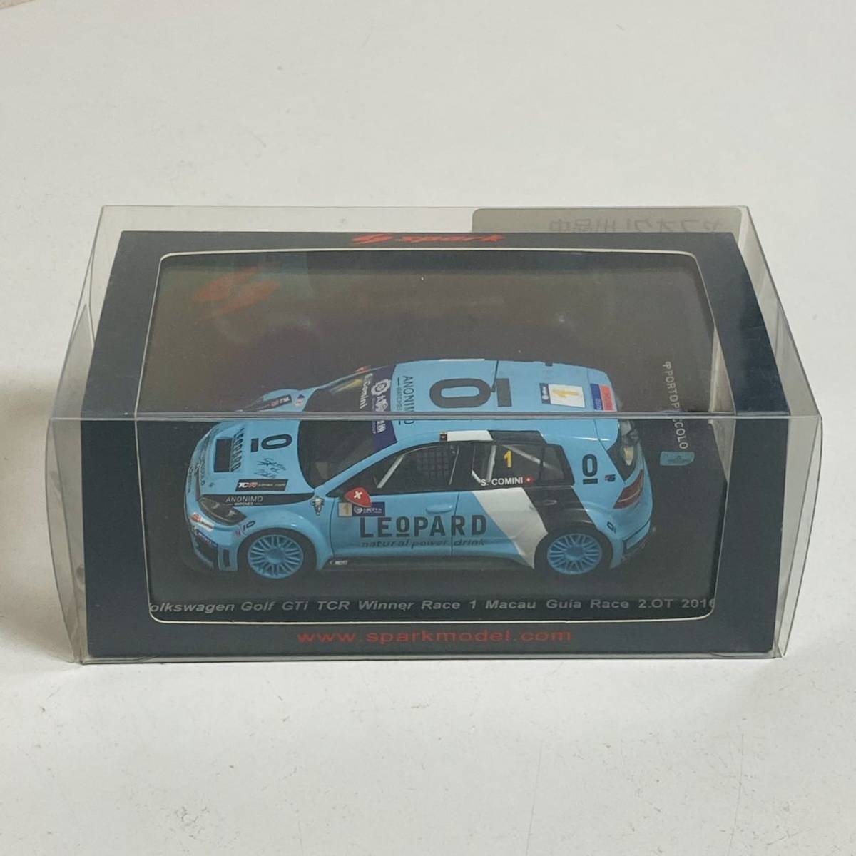 Spark 1/43 Volkswagen Golf GTi TCR Winner Race 1 Macau Guia Spark 1/43 Volkswagen Golf GTi TCR Winner Race 1 Macau Guia
