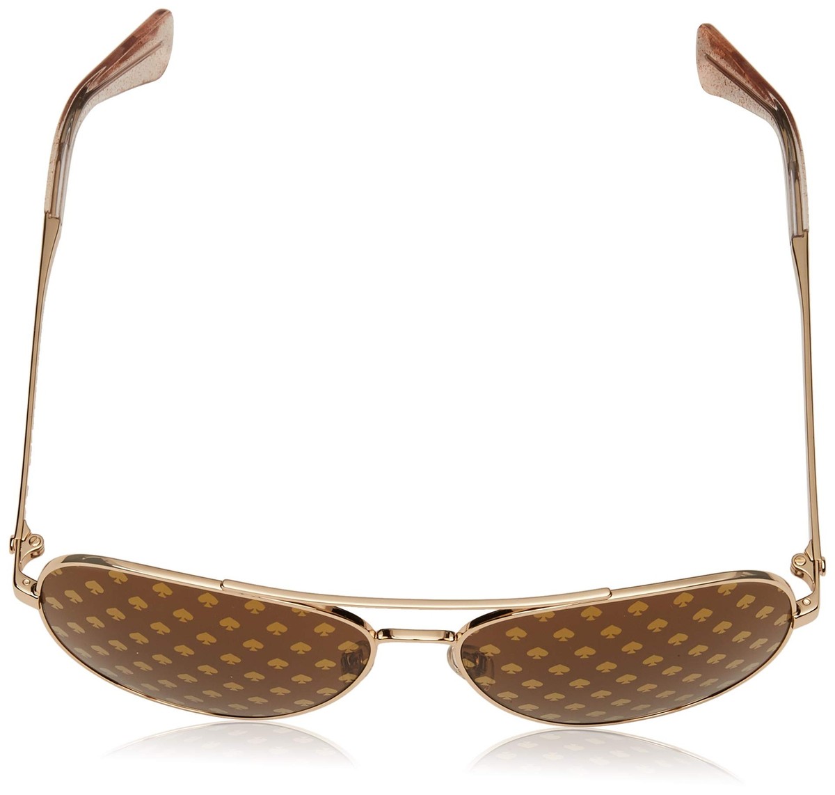 Kate Spade Aviator Sunglasses Gold Mirror 100% UV Protection 
