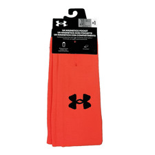 Under Armour Magnetico Pocket Soccer Socks Adult Large Orange Over The Calf NWT