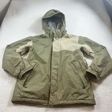 Columbia Convert BoardWear Jacket Youth 18-20 Winter Ski Snowboard Tan Hooded