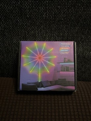 LED Firework Magic Color Lamp With USB Remote Sensing Lighting Decoration