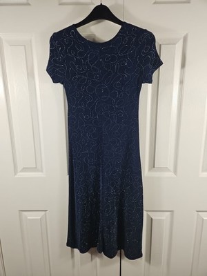 navy blue dress for baby girl Cosmic Aura Celestial Bell Sleeve Dress main image 0