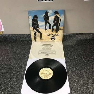 LP VINYL MOTORHEAD ALBUM ACE OF SPADES 1980 EMI 1ST UK PRESS BRONZE 531 EX+/NM-