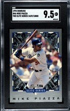 Mike Piazza 1994 Donruss Elite Series #46 SGC 9.5 MT+ Pop 1 02439/10000 Dodgers