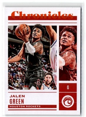 2022-23 Panini Chronicles Orange Jalen Green /75 Rockets #28