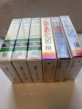 Lot Of 6 FUJI Sony L-750 BETA Video Cassette Tapes Factory Sealed Brand New