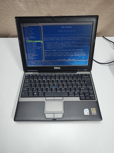 READ! Dell Latitude D420 - Water Damage on Screen lower right, see photos - Picture 1 of 9