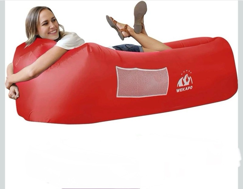 WEKAPO Inflatable Sun Lounger, Air Sofa, Hammock, Portable, Waterproof 