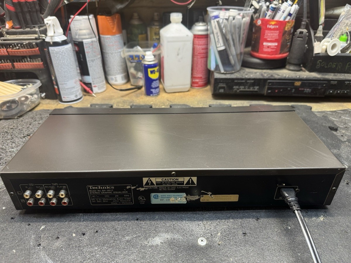 Technics Sh-z200 2x 7 Band Stereo Graphic Equalizer EQ Japan