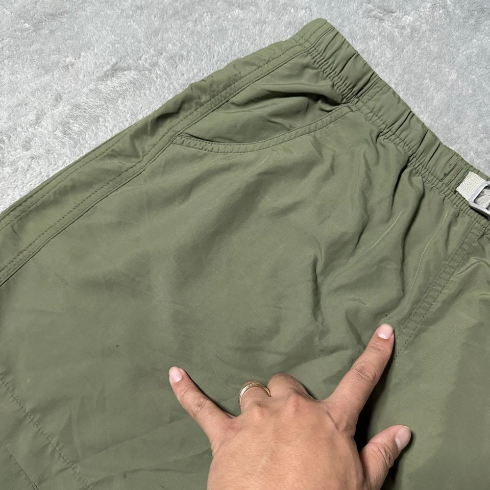 Pantalones Cortos Gramicci Para Hombres L Pullon Cintura Elástica Cinturón Chino Exterior Algodón De Colección Y2K Foto 2 de 4