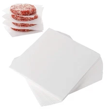 300 Pcs 5.5x5.5 Inch Square Hamburger Patty Paper Sheets for Separating Burger