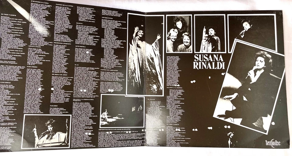 Susana Rinaldi ‎– Hoy Como Ayer - 2 x Vinyl 1983 - Image 3 of 4