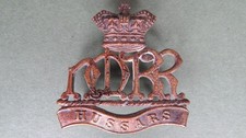 British Army Boar War "Her Majesty's Reserve Regiment of Hussars" Cap Badge