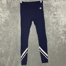 Tory Sport Women High Rise Weightless Chevron Activewear Lounge Ankle Legging XS