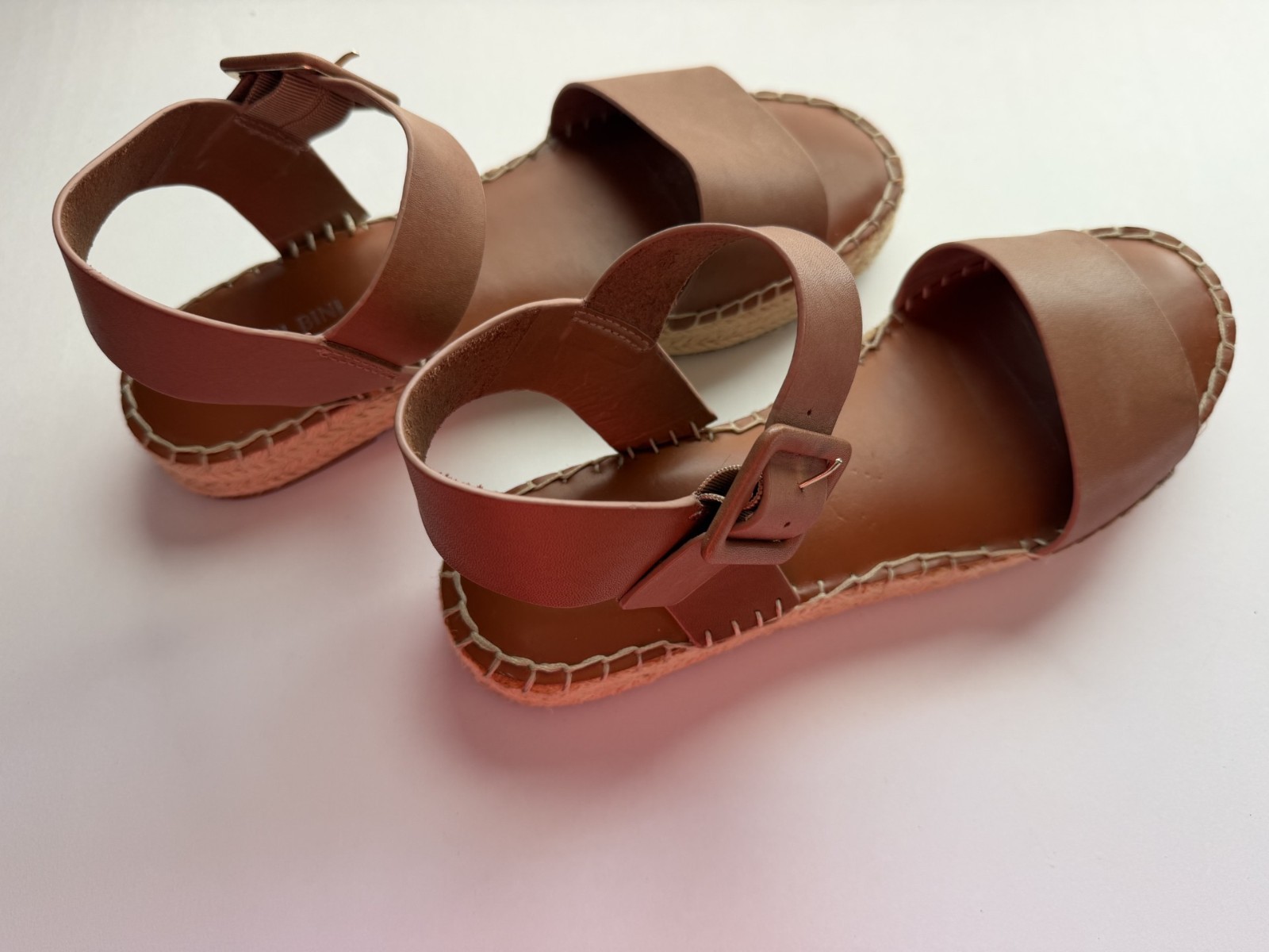 Gianni Bini leather espadrille sandals with 1.5