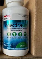 Spectravite Multivitamins Minerals 365ct compare to Centrum Adult EXP 11/2026