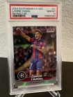 2023 Topps Stadium Club Chrome Lamine Yamal RC Refractor PSA 10 Rookie Holo #27