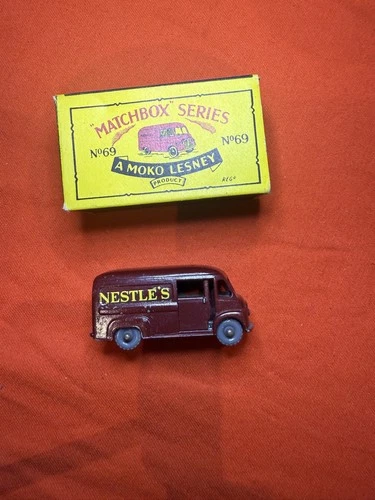 VINTAGE MATCHBOX LESNEY No.69 COMMER 30 CWT VAN NESTLES IN ORIGINAL BOX 1959