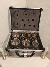 12pcs Hole Saw Kit 5/8"- 2-1/8" TCT Cutter Titanium Plated Drill Bits. Brand New