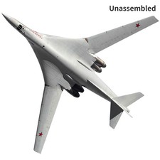 1/72 Military Airplane Tupolev Tu-160 Black Jack Bomber Paper Model Unassembled