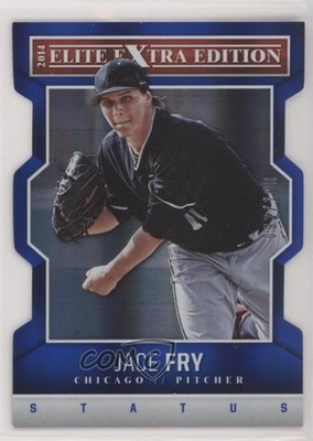 2014 Panini Elite Extra Edition Status Blue Die-Cut 92/100 Jace Fry #56 5tr