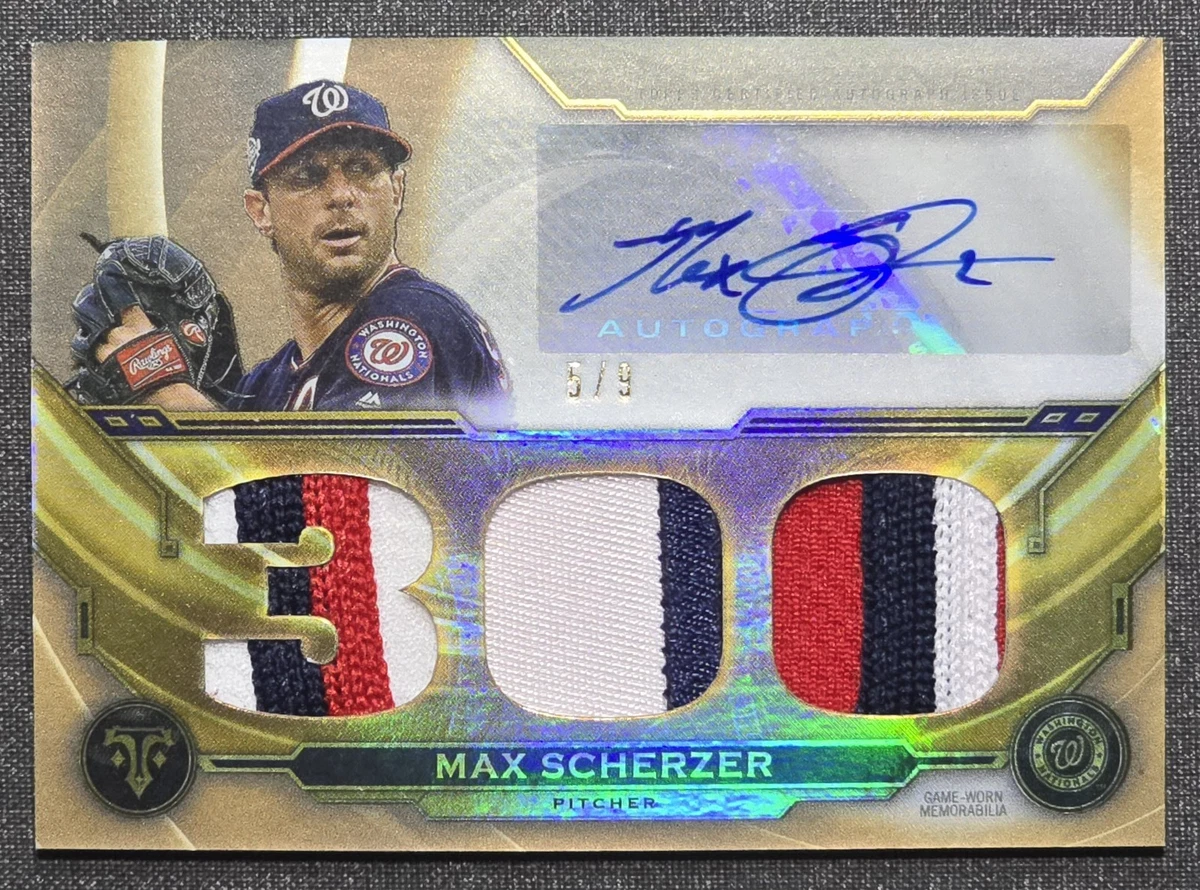 Max Scherzer Autographed Baseball Cards for sale | eBay