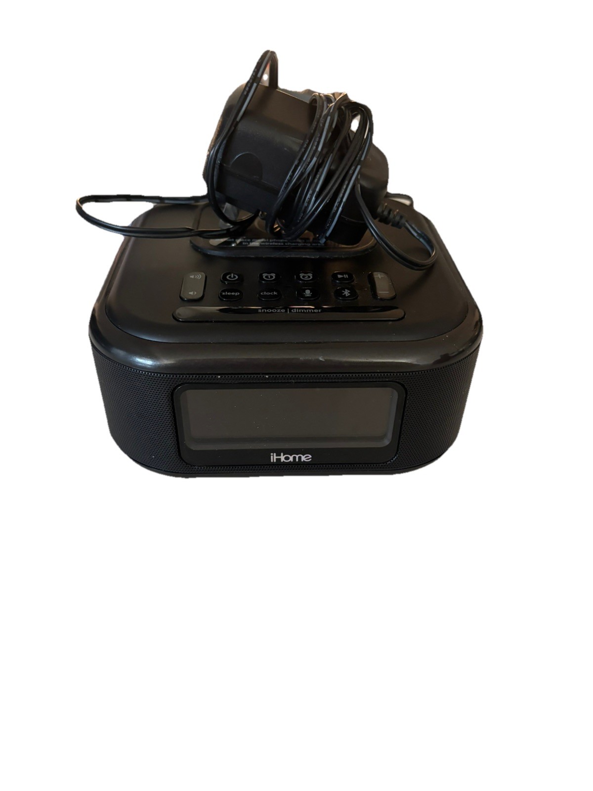 iHome iBTW23 Wireless Charging Bluetooth Alarm Clock Tested Works