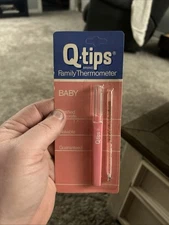 Vintage Thermometer Collectible Q Tips Brand New  Sealed