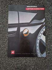 Vauxhall Lotus Carlton 1989 Sales Brochure Leaflet Rare