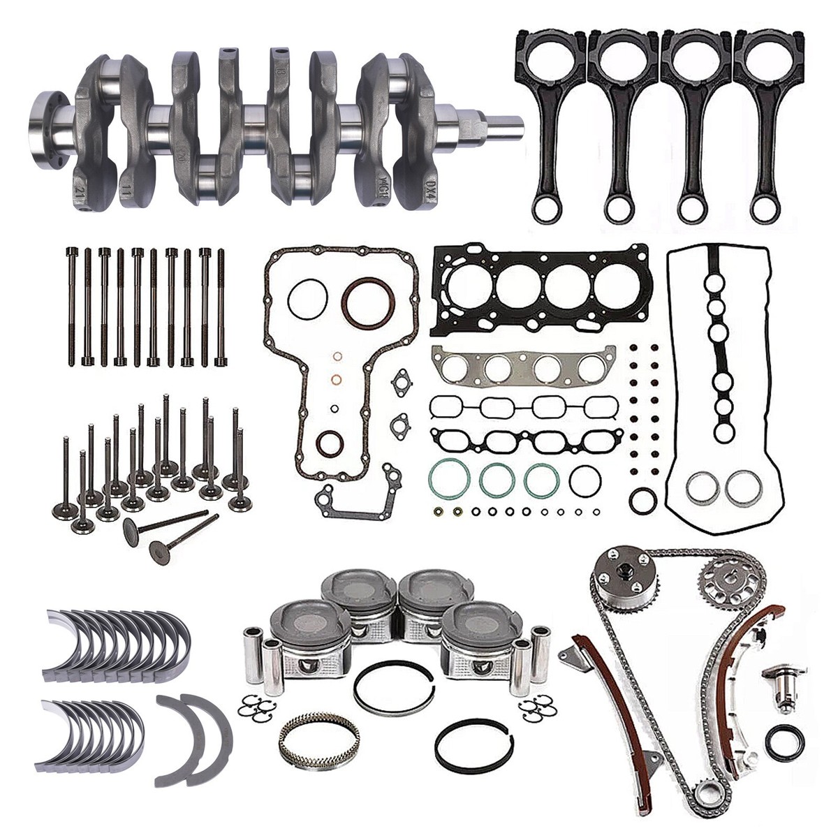 1ZZ-FE 1.8L Engine Rebuild Overhaul Kit for Toyota Celica Corolla