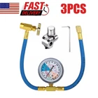 BPV31 Bullet Piercing Tap Valve Kit Refrigerator Fluoridation w/ Pressure Gauge