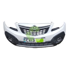 VAUXHALL MOKKA MK1 FRONT BUMPER GAZ (40R) WHITE 2012-2016 95350350
