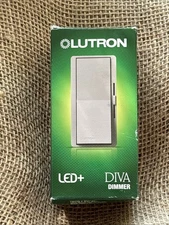 Lutron Diva LED+ Dimmer Switch for Dimmable LED Single-Pole or 3-Way Gray
