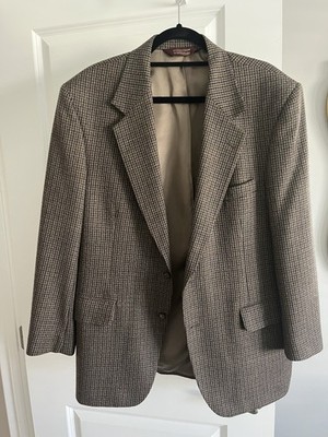 Nordstrom Men s Brown Wool Tweed Sport coat/ Blaser Size 43 Regular