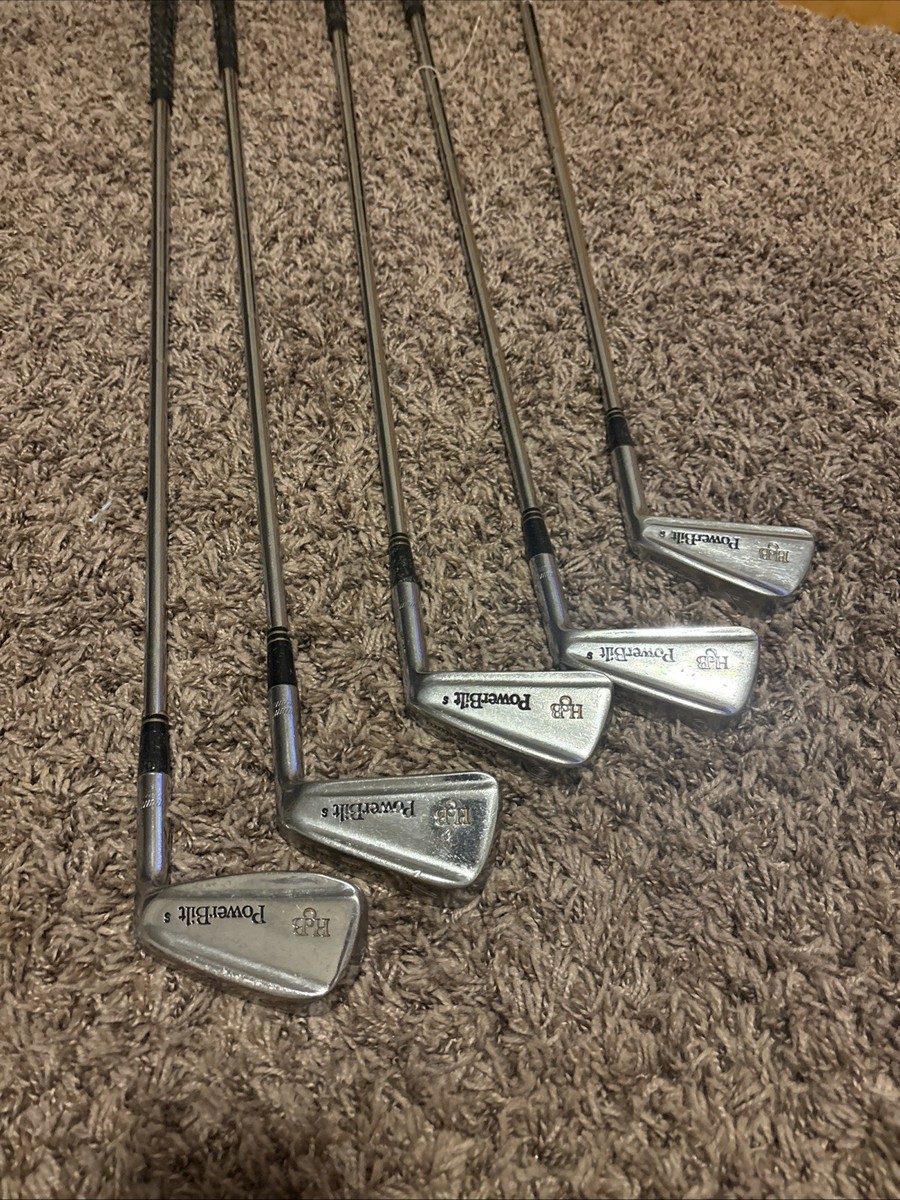 Vintage PowerBilt H&B Momentum Irons 4-9 Steel RH | eBay