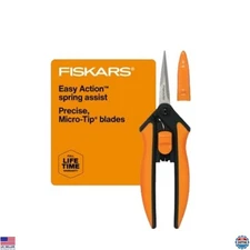 6" Pruning Scissors for Flowers, Herbs & Small Plants - Stainless Steel Garden