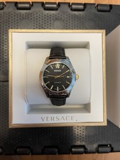 Brand New Versace Greca Classic Automatic Black Dial Ladies Watch VESCA0124